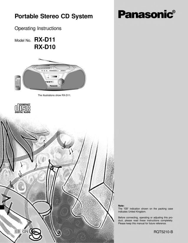 Panasonic RX-D10 user manual : Free Download, Borrow, and